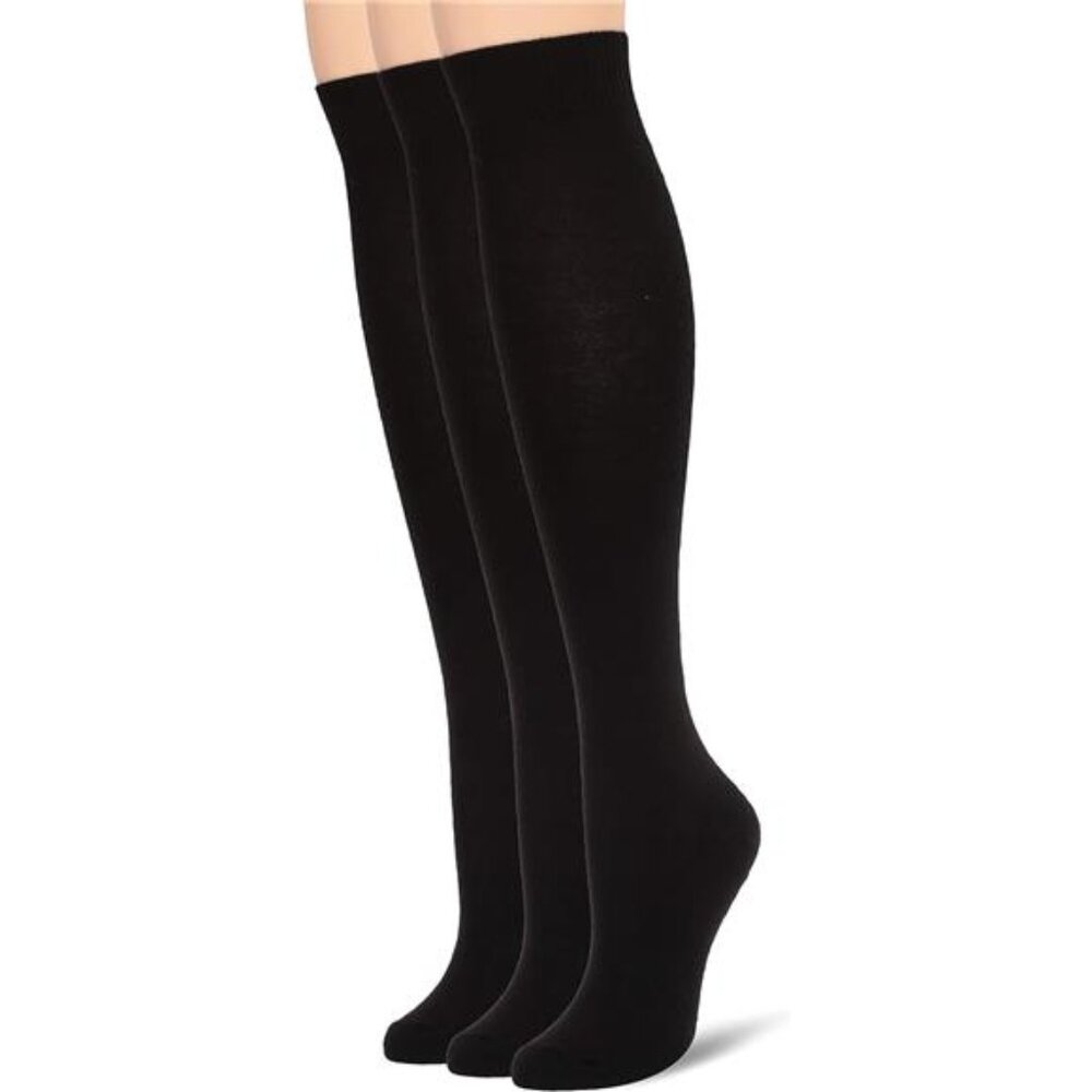Women's Flat Knit Knee High Sock